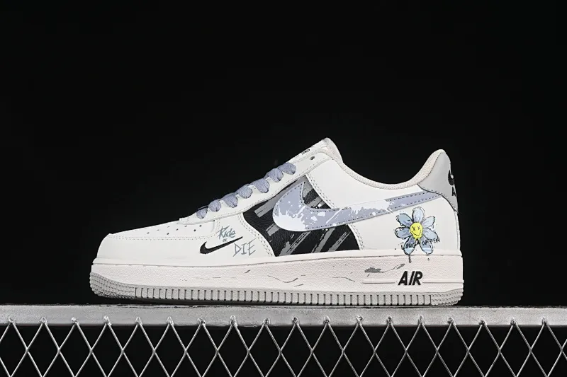 All Categories Nk Air Force 1 Air Force Series Nk Air Force 1 Low Air Force Low Nike Air Force 1'07 Low "Little Blue Flower" 520 Series Limited Little Blue Flower Air Force One Low Casual Shoes FB1893-888